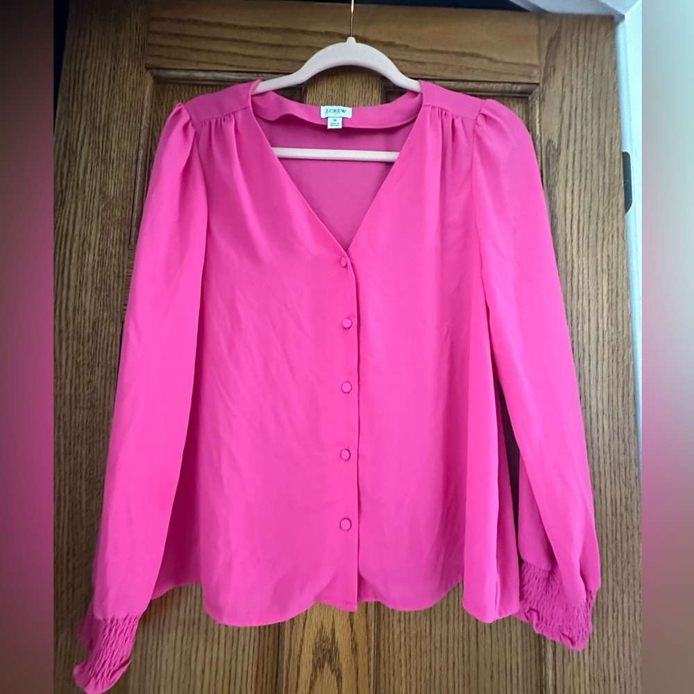 hot pink blouse